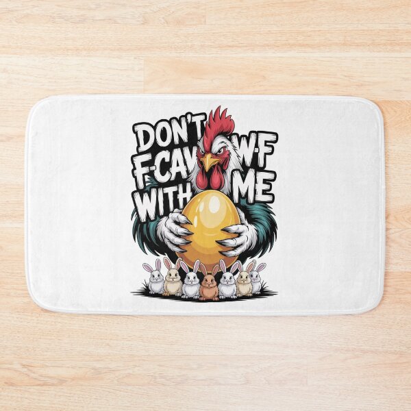 Item preview, Don't F-Caw-F With Me Funny Easter Rooster Golden Egg T-Shirt V1 designed and sold by DarylWelsh2024.