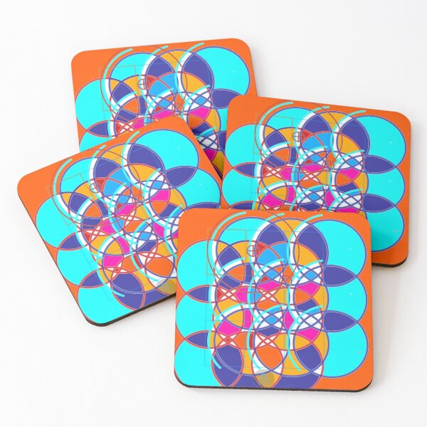 Item preview, Modern Neon Circles Design designed and sold by SahmatArt.