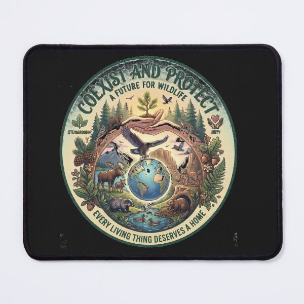 Item preview, Wildlife Stewardship & Unity - Vintage Nature Illustration designed and sold by CreativPlace.