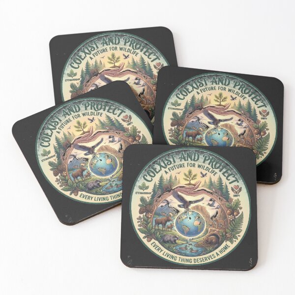 Item preview, Wildlife Stewardship & Unity - Vintage Nature Illustration designed and sold by CreativPlace.