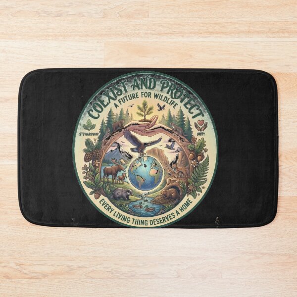 Item preview, Wildlife Stewardship & Unity - Vintage Nature Illustration designed and sold by CreativPlace.