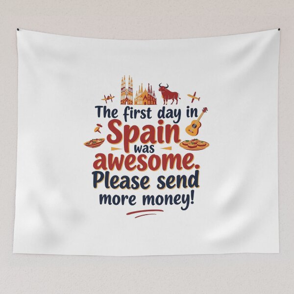 Item preview, Awesome Spain Graphic Tee - Premium Unisex T-Shirt for Casual Wear designed and sold by MoolokaiApperal.