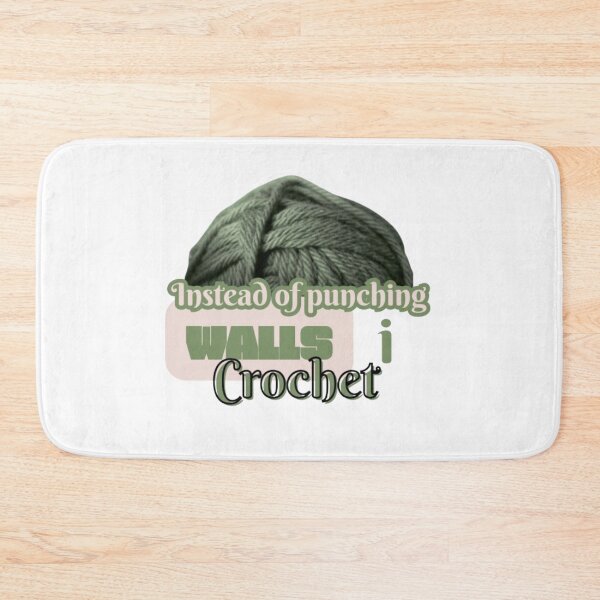 Item preview, Instead of Punching WALLS i Crochet designed and sold by BKShirts22.