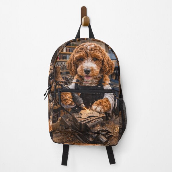 Item preview, Cockapoo Engraver in a Craft Workshop designed and sold by Paul Thompson Photography.