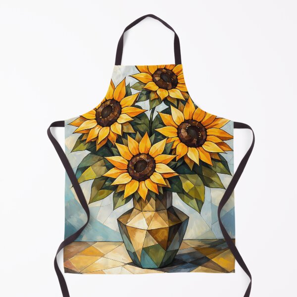 Item preview, Abstract Sunflower Vase designed and sold by cuprum.