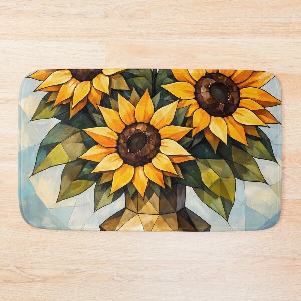 Item preview, Abstract Sunflower Vase designed and sold by cuprum.