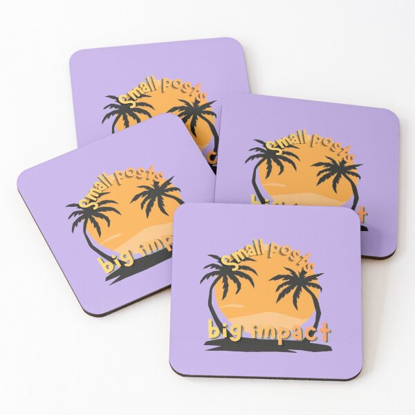 Item preview, Copy of Keep creating, keep growing Tropical Sunset Retro designed and sold by Rainbow Paws Garden.