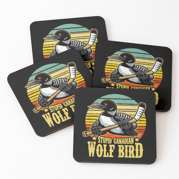 Item preview, Stupid Canadian Wolf Bird bundle designed and sold by FreakyNaked.