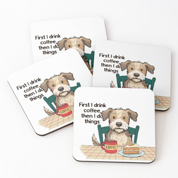 Item preview, First I drink coffee, then I do things  designed and sold by The Curious Cow.