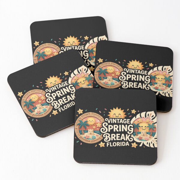 Item preview, Vintage Florida Spring Break - 3D Papercut Beach Vibe designed and sold by Wear Sculpt.