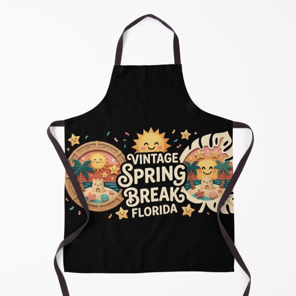 Item preview, Vintage Florida Spring Break - 3D Papercut Beach Vibe designed and sold by Wear Sculpt.