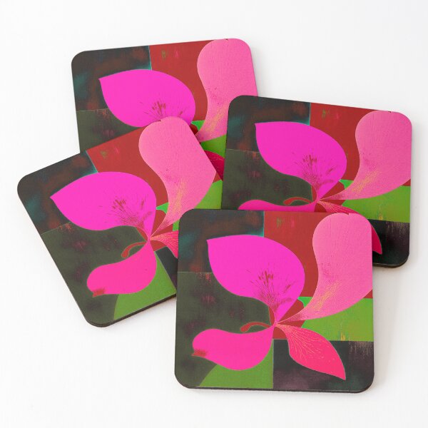Item preview, Bold Floral Geometry / Vibrant Abstract Flower designed and sold by joycrysstudio.