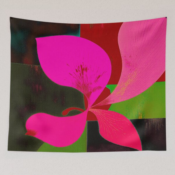 Item preview, Bold Floral Geometry / Vibrant Abstract Flower designed and sold by joycrysstudio.