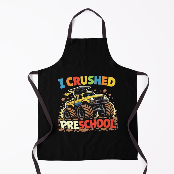 Item preview, I Crushed Preschool Graduation Cap Monster Truck Boys Kids designed and sold by clothesy7.