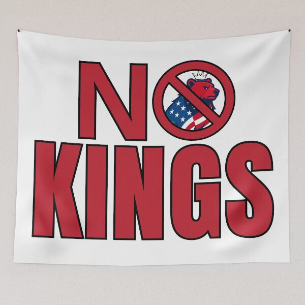 Item preview, Grizzly America - NO KINGS designed and sold by GrizzlyJohns.