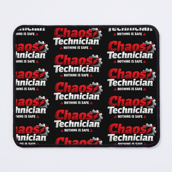Item preview, Chaos Technician Nothing Is Safe Bold Trade Humor Design designed and sold by TeeTimeTreasure.