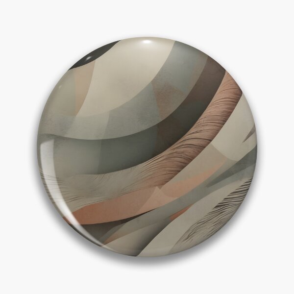 Item preview, Vintage Organic Boho Style Waves Abstract Retro Fashion Print designed and sold by NK-Studios .