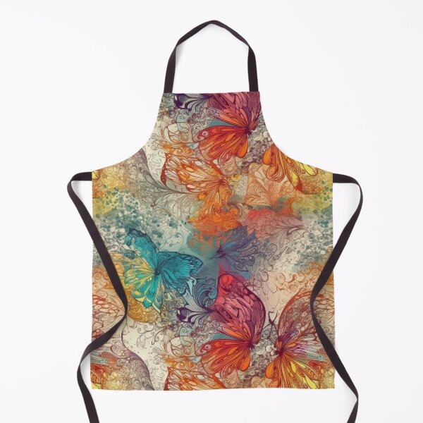Item preview, Effervescent Flight: Rainbow Calligraphic Butterfly Abstract designed and sold by pinkal.