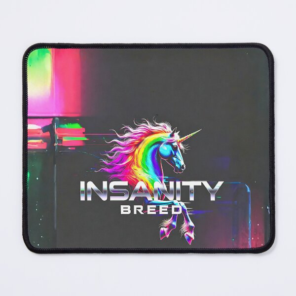 Item preview, Official INSANITYBREED Rainbow Cyber Unicorn PUNKROCK Logo designed and sold by INSANITYBREED.