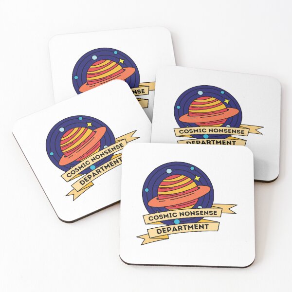 Item preview, Cosmic Nonsense Department Funny Sci Fi Humor Design designed and sold by CleanDecor.