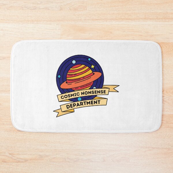 Item preview, Cosmic Nonsense Department Funny Sci Fi Humor Design designed and sold by CleanDecor.