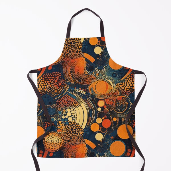 Item preview, Celestial Orbs: Midnight Amber Effervescent Abstraction designed and sold by pinkal.