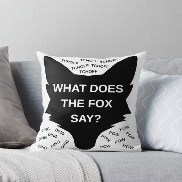 Item preview, WHAT DOES THE FOX SAY? designed and sold by GrizzlyJohns.
