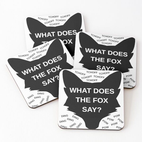 Item preview, WHAT DOES THE FOX SAY? designed and sold by GrizzlyJohns.