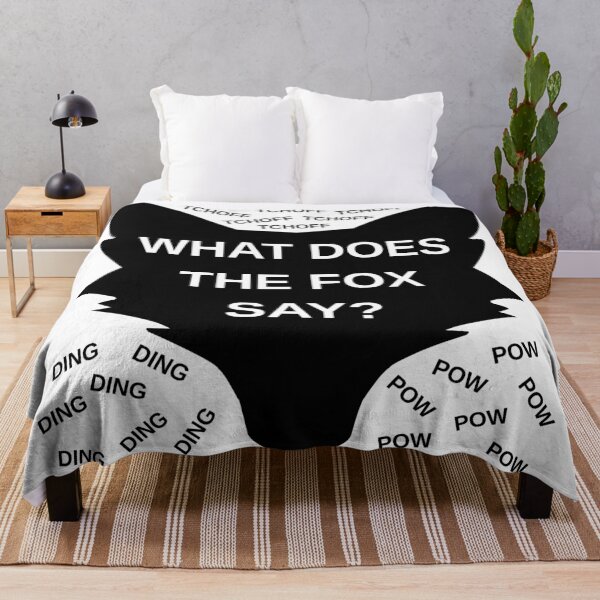 Item preview, WHAT DOES THE FOX SAY? designed and sold by GrizzlyJohns.