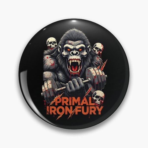 Item preview, Primal Iron Fury Gorilla Gym designed and sold by TshirtsOnline-.