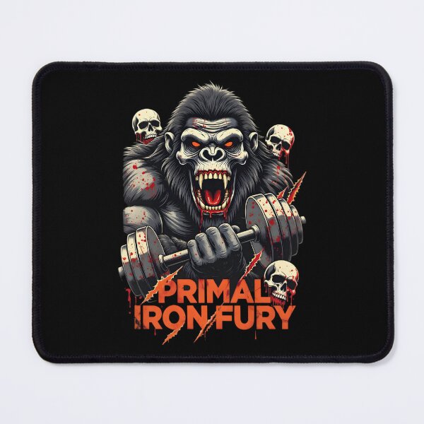 Item preview, Primal Iron Fury Gorilla Gym designed and sold by TshirtsOnline-.