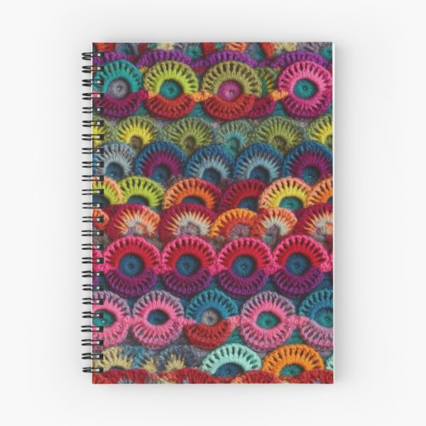 Item preview, Vibrant Rainbow Crochet Shell Pattern designed and sold by pinkal.