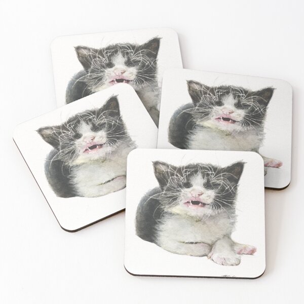 Item preview, Cat Series: It's Too Early in the Morning to Open My Eyes designed and sold by ISEriksonartist.