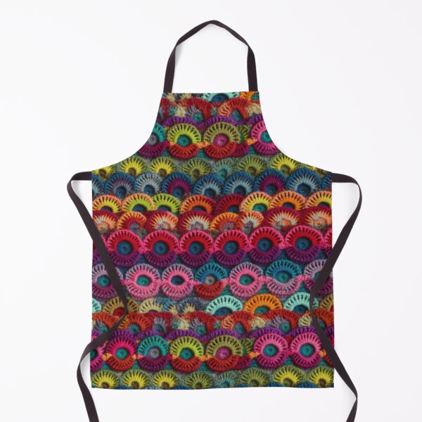 Item preview, Vibrant Rainbow Crochet Shell Pattern designed and sold by pinkal.