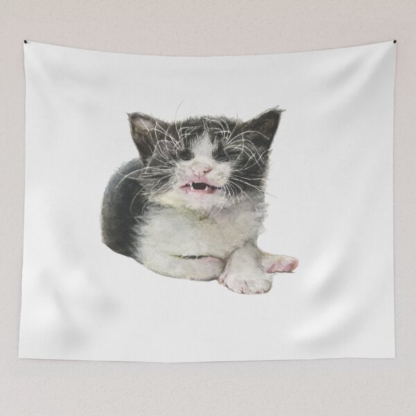 Item preview, Cat Series: It's Too Early in the Morning to Open My Eyes designed and sold by ISEriksonartist.
