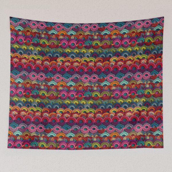 Item preview, Vibrant Rainbow Crochet Shell Pattern designed and sold by pinkal.