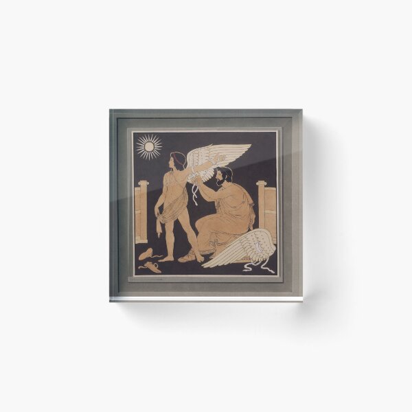 Item preview, Daedalus and Icarus Greek Mythology Art 1832 Reprint designed and sold by CulturalCurios.