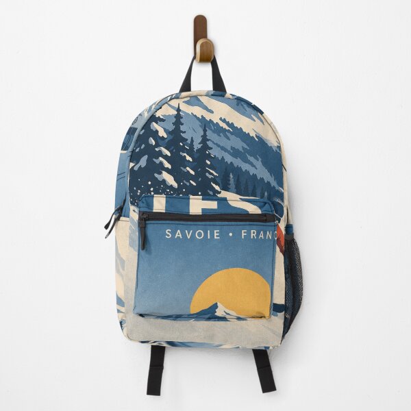Item preview, Les Arcs Vintage Ski Travel Poster – French Alps Retro Winter Illustration designed and sold by supernova-tees.