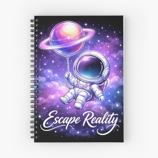Item preview, Escape Reality Astronaut Galaxy Sticker | Dreamy Space Aesthetic Design designed and sold by ZenGrowth4.