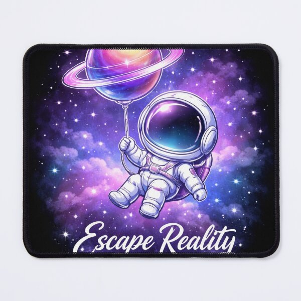 Item preview, Escape Reality Astronaut Galaxy Sticker | Dreamy Space Aesthetic Design designed and sold by ZenGrowth4.