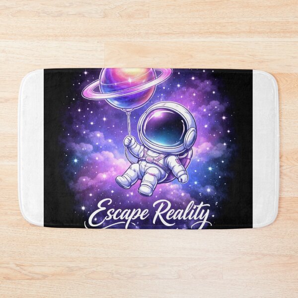 Item preview, Escape Reality Astronaut Galaxy Sticker | Dreamy Space Aesthetic Design designed and sold by ZenGrowth4.