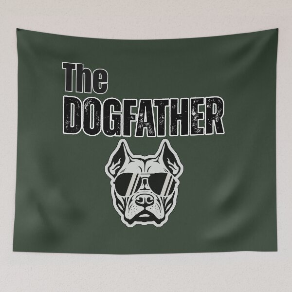 Item preview, The Dogfather Vintage Funny Dog Lover Gift T-Shirt – Cool Bulldog Mafia Style Design designed and sold by Negisandeep studio.