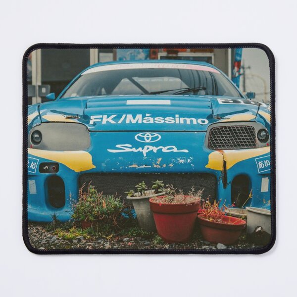 Item preview, Abandoned Toyota Supra GT500 – JDM Racing Urban Decay Poster designed and sold by Road To Track.
