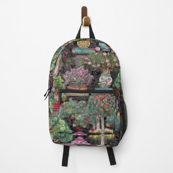 Item preview, Midnight Zen: Enchanted Bonsai Garden Folk Art designed and sold by pinkal.