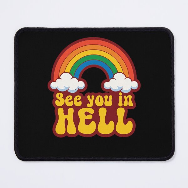Item preview, See You In Hell Retro Rainbow designed and sold by TshirtsOnline-.