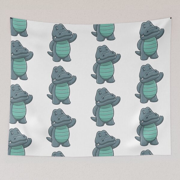 Item preview, Cute Crocodile Waves His Paw T-Shirt designed and sold by MerchlyMike.