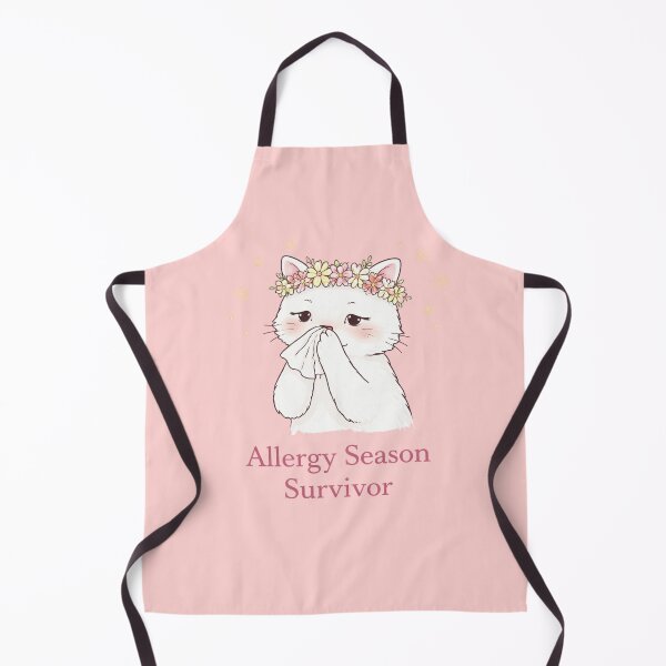 Item preview, Allergy Season Survivor Cute Cat Funny Spring Design designed and sold by Shanker-studio.