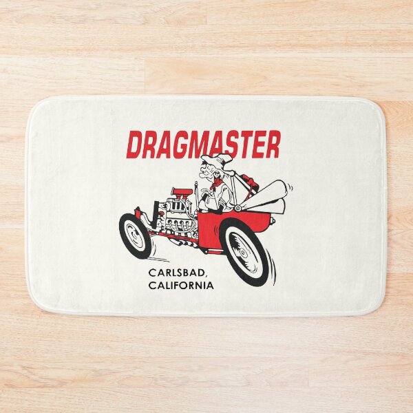 Item preview, 1960s Dragmaster Speed Shop, Carlsbad, California - vintage drag racing designed and sold by retropetrol.
