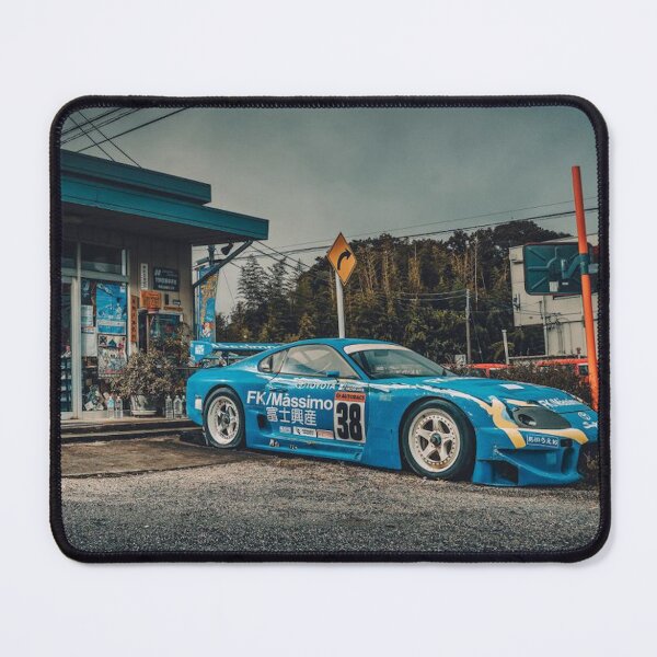 Item preview, Abandoned Toyota Supra GT500 – JDM Racing Urban Decay Poster designed and sold by Road To Track.