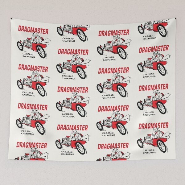 Item preview, 1960s Dragmaster Speed Shop, Carlsbad, California - vintage drag racing designed and sold by retropetrol.
